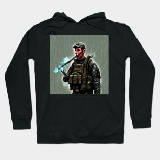 Soldier smoking Hoodie